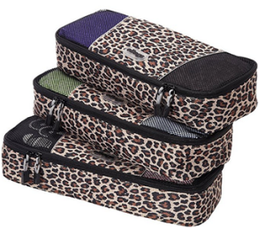 leopard print packing cubes