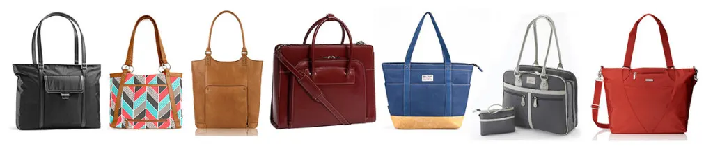 assorted womens tote bags for laptops
