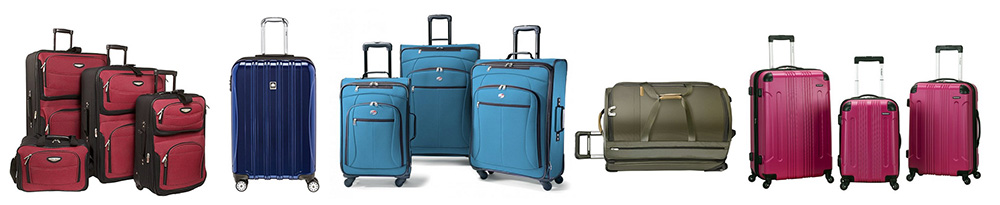 assorted durable luggage