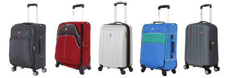 swiss gear carry on luggage with spinner wheels