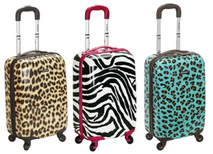 Rockland Animal Skin 20 Inch Carry on Luggage