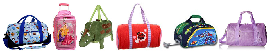 kids duffle bags with wheels and without