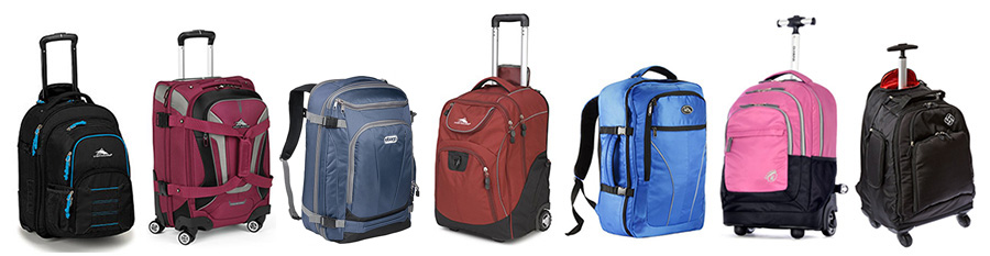 assorted-carry-on-luggage-with-backpack-straps