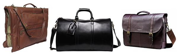 Mens Leather Luggage Sets and Bags